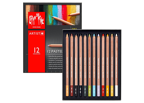 Confezione da 12 matite pastello Pastel Pencils Caran d'Ache